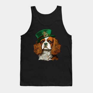 King Spaniel St. Patrick's Day Tank Top